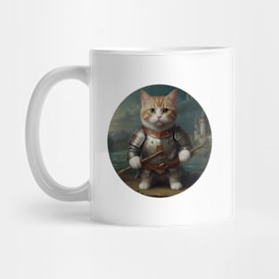 Cute cat knight Mug